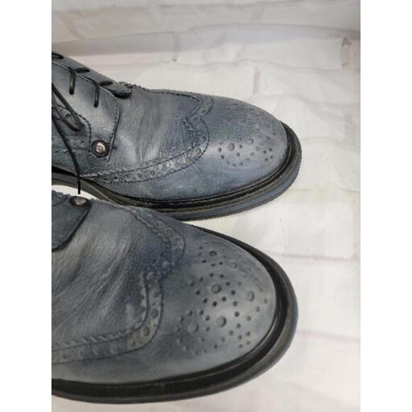 CESARE PACIOTTI LUXURY ITALIAN MEN\'S 308 MADISON CHINA NAVY OXFORDS SIZE 9 main image 11